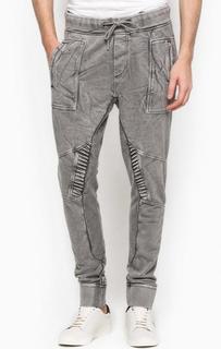 Серые хлопковые брюки Calvin Klein Jeans