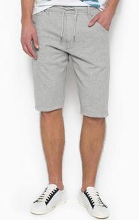 Серый хлопковые шорты Diesel