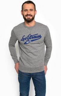 Свитшот из хлопка серого цвета Levis®