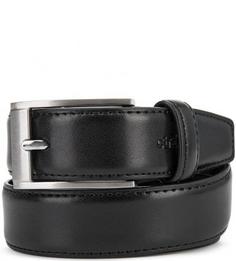 Черный кожаный ремень Strellson