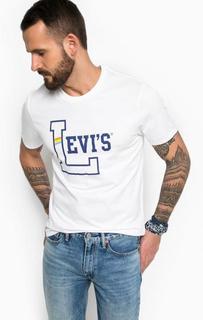 Хлопковая футболка с короткими рукавами Levis®