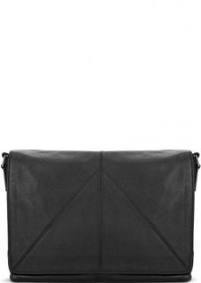 Вместительная кожаная сумка через плечо Gianni Conti