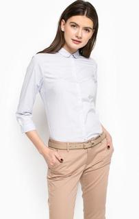 Приталенная рубашка с отделкой вышивкой Tommy Hilfiger