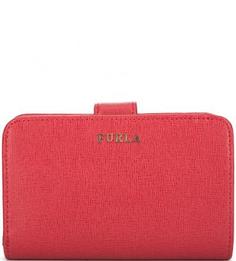 Красный кошелек из сафьяновой кожи Furla