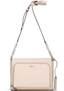 Сумка из сафьяновой кожи через плечо Dkny