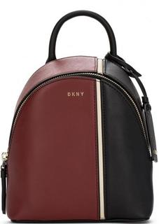 Кожаная сумка с короткой ручкой и съемным ремнем Dkny