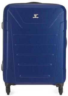 Синий чемодан с двумя отделами Verage