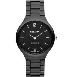 Часы из черной керамики Rodania