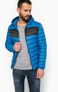 Синяя куртка с капюшоном Strellson