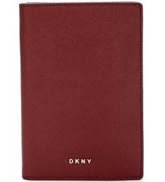Обложка для паспорта из сафьяновой кожи Dkny