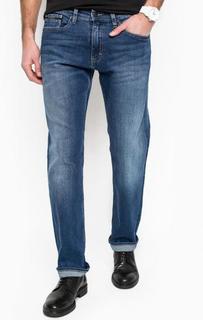 Синие джинсы с заломами Calvin Klein Jeans