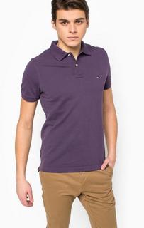 Фиолетовая футболка поло Tommy Hilfiger
