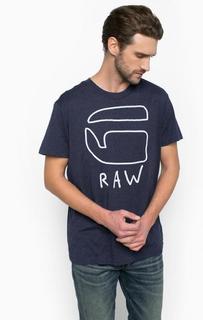 Хлопковая футболка с круглым вырезом G Star RAW