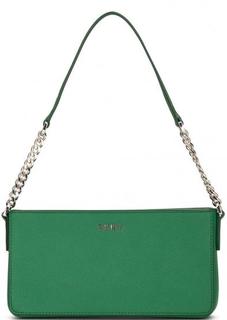 Зеленая сумка из сафьяновой кожи Dkny