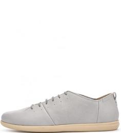 Однотонные кожаные кеды Geox