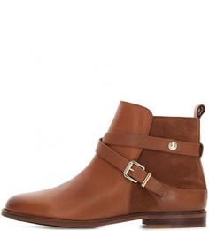 Полусапоги из натуральной кожи и замши Tommy Hilfiger