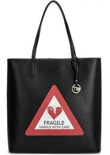 Черная сумка с одним отделом Tosca BLU