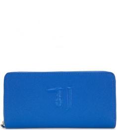 Кошелек на молнии с логотипом бренда Trussardi Jeans