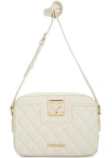 Однотонная сумка с одним отделом Love Moschino