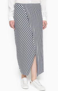 Юбка в полоску оригинального кроя Replay