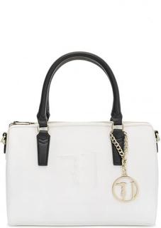 Сумка с короткими ручками и съемным ремнем Trussardi Jeans