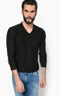 Джемпер из хлопка черного цвета Replay