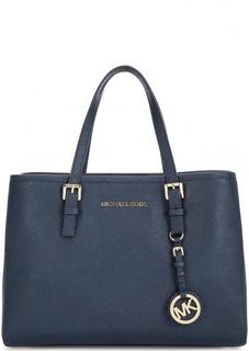 Синяя сумка из сафьяновой кожи Michael Michael Kors