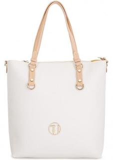 Вместительная сумка молочного цвета Trussardi Jeans