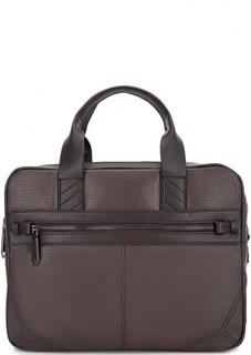 Сумка с короткими ручками и широким плечевым ремнем Trussardi Jeans