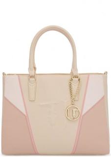 Вместительная сумка с короткими ручками Trussardi Jeans