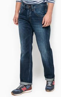 Синие джинсы прямого кроя Pepe Jeans