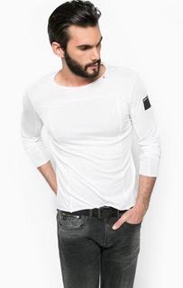 Футболка из хлопка белого цвета Replay