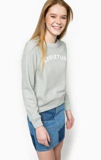 Свитшот из хлопка мятного цвета Levis®