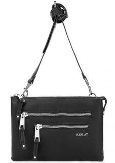 Сумка из искусственной кожи со съемной петлей на запястье Replay
