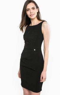 Черное платье со съемным бантом на спине Liu Jo