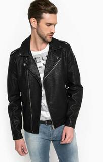 Черная куртка на молнии Gas