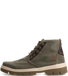 Текстильные ботинки цвета хаки Timberland