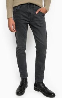 Джинсы скинни серого цвета с легкими заломами Diesel