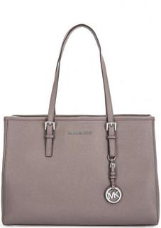 Кожаная сумка с двумя отделами Michael Michael Kors