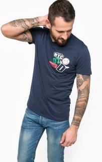 Хлопковая футболка с принтом Tom Tailor Denim