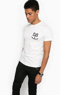 Белая футболка из хлопка Diesel