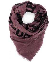 Бордовый платок из вискозы Diesel