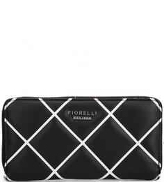 Кошелек на молнии в клетку Fiorelli