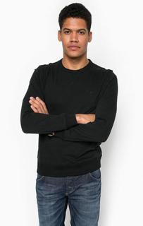 Черный хлопковый свитшот Mustang