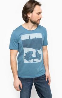 Хлопковая футболка с круглым вырезом Mustang