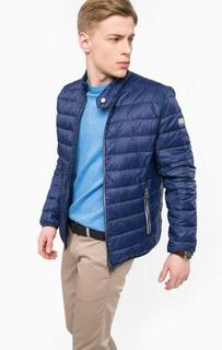 Легкий пуховик синего цвета Lerros