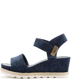 Замшевые босоножки на танкетке Högl