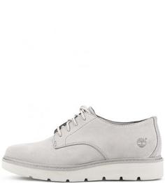 Серые полуботинки из нубука Timberland