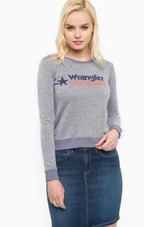 Укороченный хлопковый свитшот Wrangler