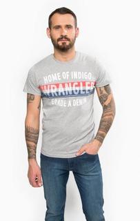 Хлопковая футболка с короткими рукавами Wrangler